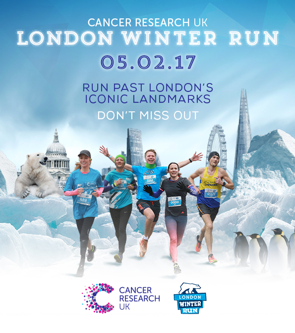 London Winter Run 2017 Ad Example 2. Earnie creative design