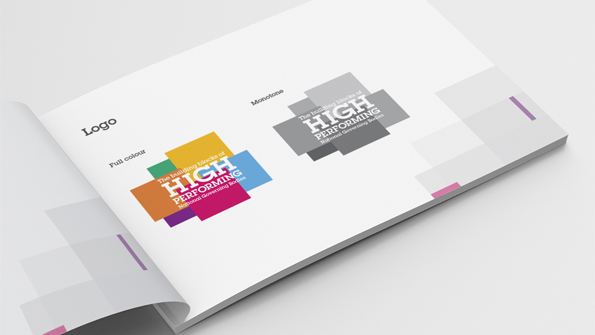 Sport England logo for high performance. Earnie creative design