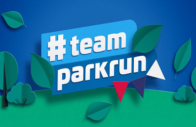 Team Parkrun logo and creative. Earnie creative design